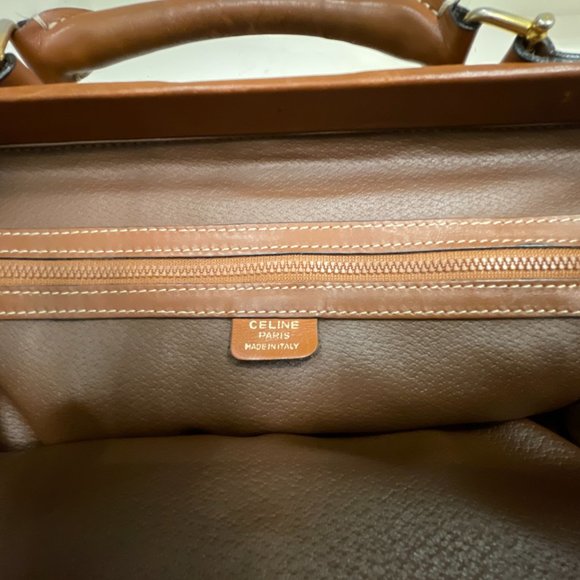 Vintage Celine Top Handle Bag with Gold Hardware - Picture 8 of 10